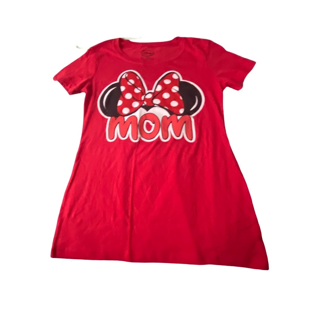 Disney Red‎ Minnie Mouse “Mom”Tee